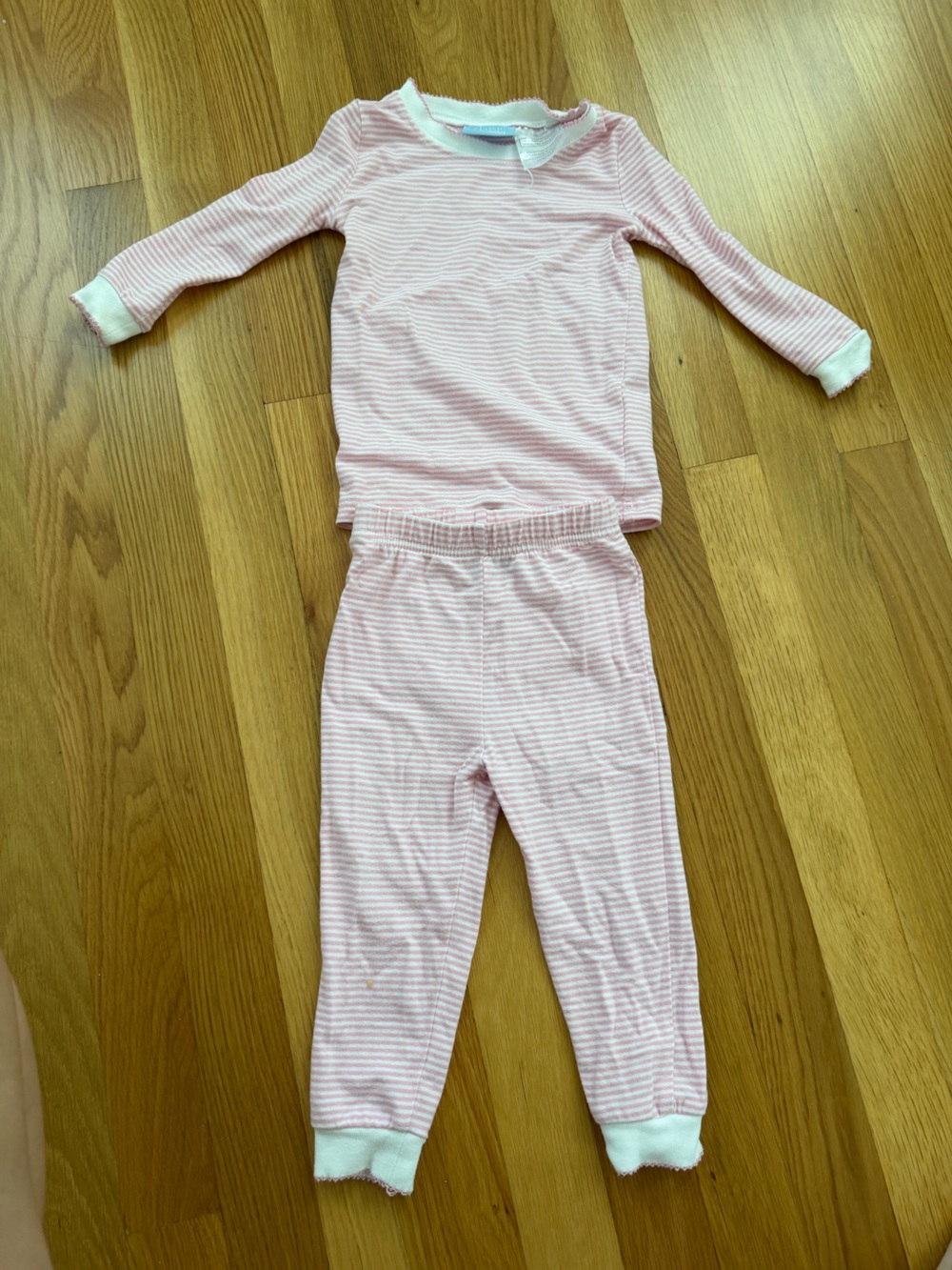 Classic Whimsy Pink Stripe Pajama Set